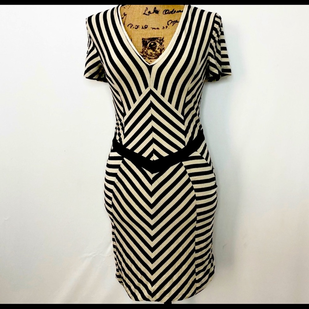 Torn By Ronny Kobo striped dress